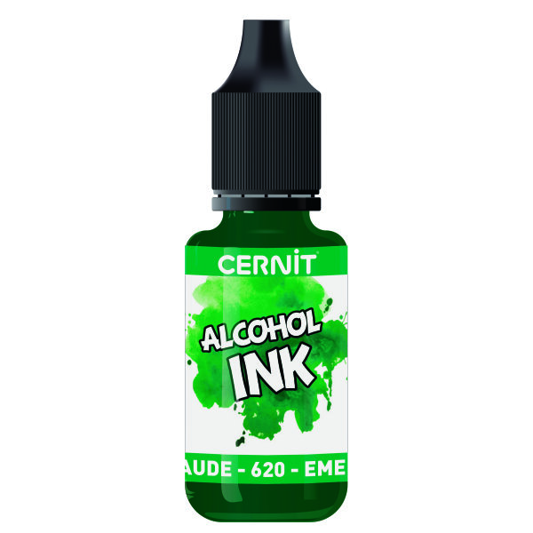 Cernit Alkoholtinte  smaragdgrün, 20 ml