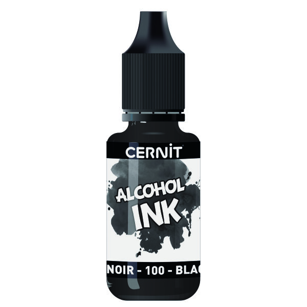Cernit Alkoholtinte  schwarz, 20 ml