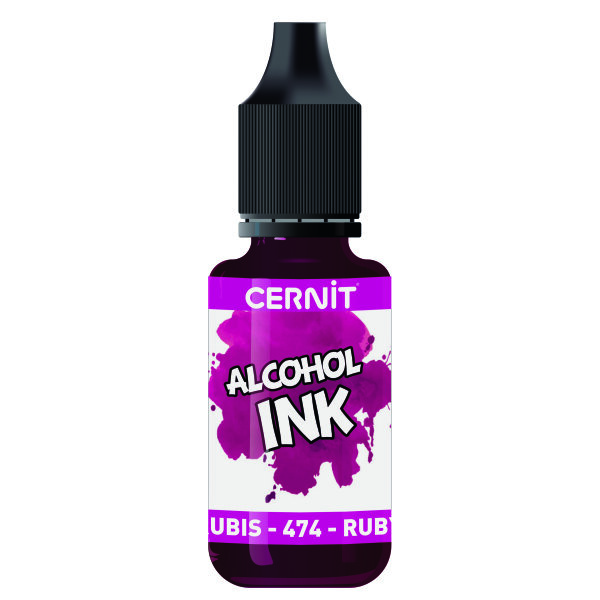 Cernit Alkoholtinte  rubinrot, 20 ml