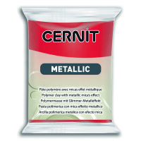 Cernit Metallic  rot, 56 g