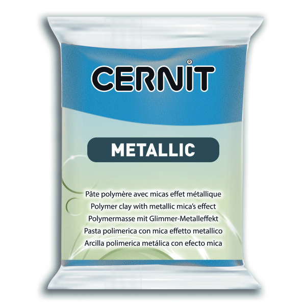 Cernit Metallic  blau, 56 g