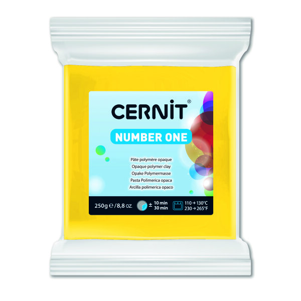 Cernit N°1  gelb, 250 g