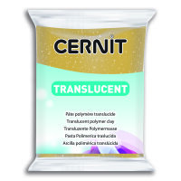 Cernit Translucent  glittergold, 56 g