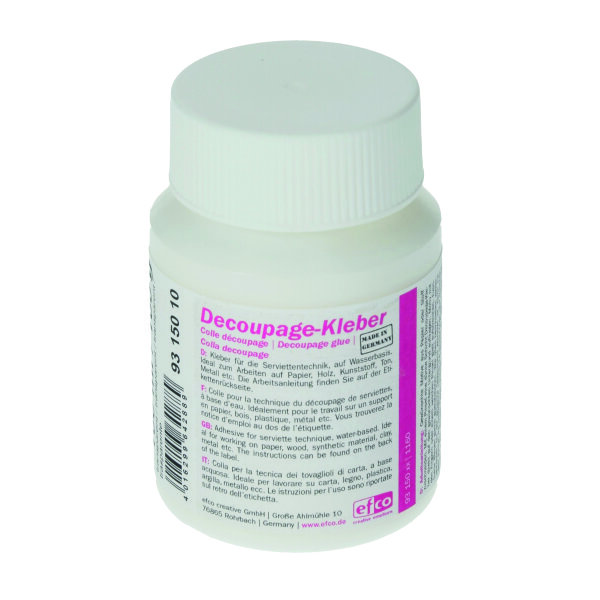 Decoupage-Kleber  transparent, 100 g