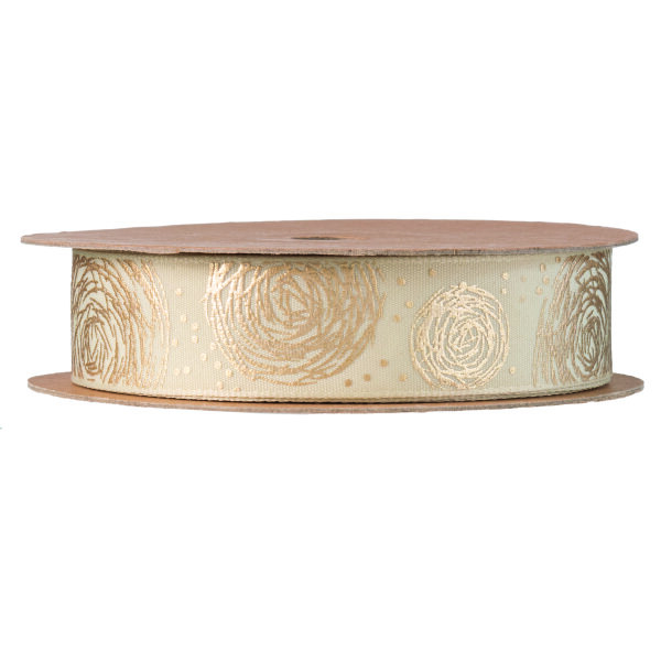 Dekoband Doodle  natur, 15 m