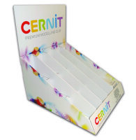 Display, leer für Cernit 56 g  für 15 x 6 Stk.