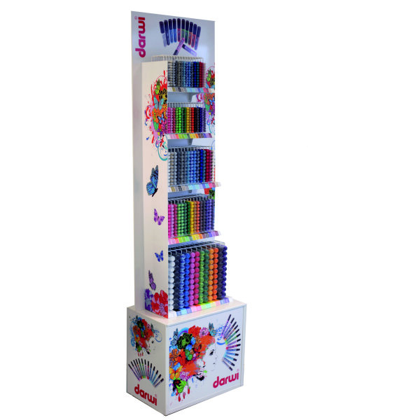 Display, ACRYL OPAK Marker  60 x 10 / 12 x 10 Stk.
