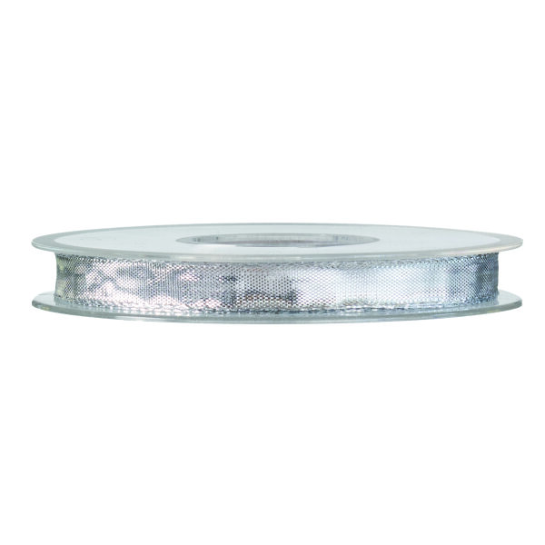Drahtband Lamè  silber, 25 m