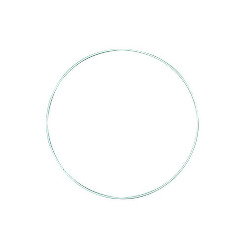 Drahtring  weiß ø 12 cm