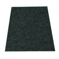 Filzplatte, für Dekorationen, schwarz meliert, ~450 g/m² 30 x 45 cm x ~3,0 mm