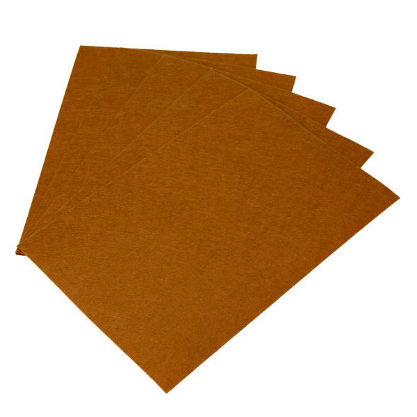 Filzplatte für Dekorationen hellbraun ~300 g/m²