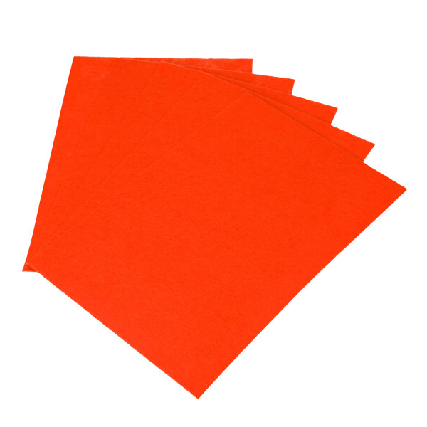 Filzplatte, für Dekorationen, orange, ~300 g/m² 20 x 30 cm x ~2,0 mm