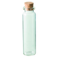 Flasche Glas mit Korken klar 50 St.