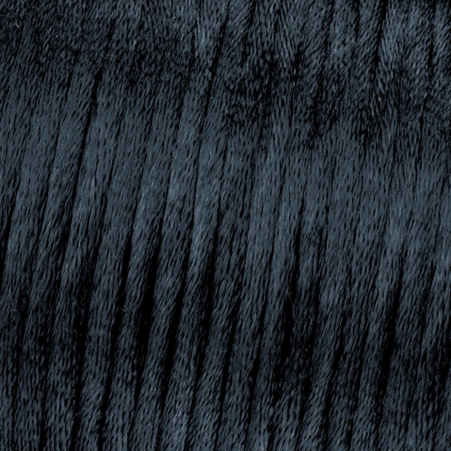 Flechtkordel Satin schwarz 50 m