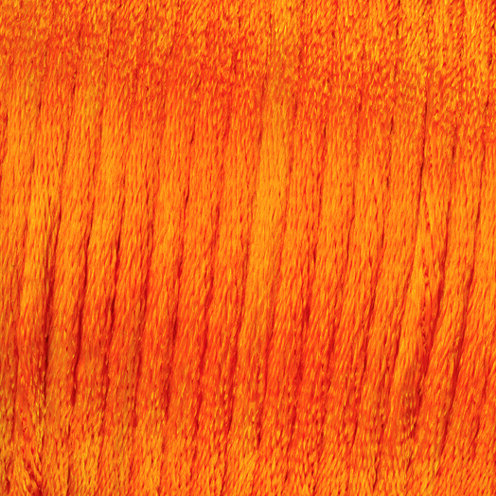 Flechtkordel Satin orange 50 m