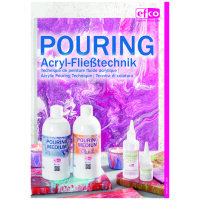 Flyer 4-sprachig, Pouring  8-seitig