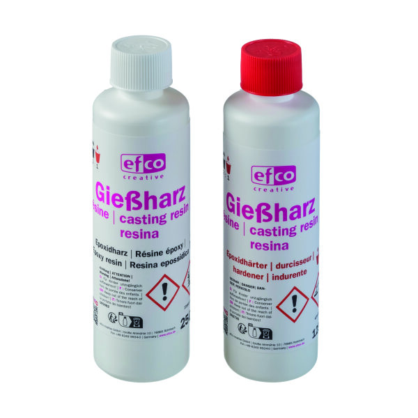 Gießharz Set  transparent, 250 + 125 g / 2-teilig