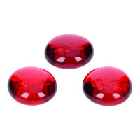Glas-Nuggets  rot 100 g / ~ 20 Stk. 18 - 20 mm