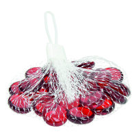 Glas-Nuggets  rot 100 g / ~ 20 Stk. 18 - 20 mm