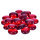 Glas-Nuggets  rot 100 g / ~ 20 Stk. 18 - 20 mm