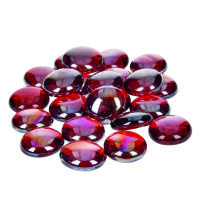 Glas-Nuggets irisierend  rot 100 g / ~ 20 Stk.