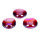 Glas-Nuggets irisierend  rot, 18 - 20 mm 100 g