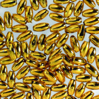 Gold-Olive  40 Stk. 4 x 8 mm