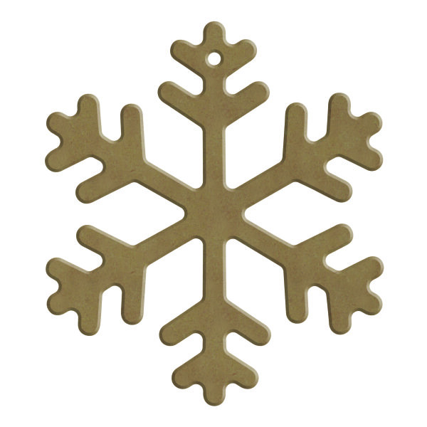 Gomille, Schneeflocke mit Loch