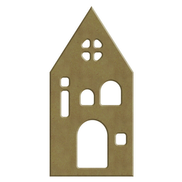 Gomille, Skandinavisches Häuschen, 6 x 13 x 0,5 cm