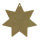 Gomille, Stern mit Loch, 10 x 10 x 0,5 cm