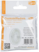 Gummifaden aus Polyurethan, transparent