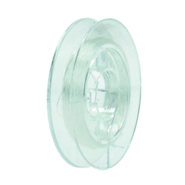 Gummifaden  klar transparent, Ø 0,25 mm 10 m