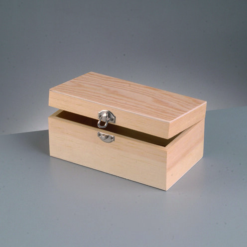 Holzkiste  roh 13 x 5 x 6 cm
