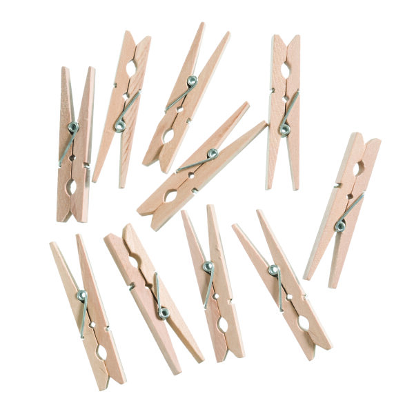 Holzklammern  roh, 72 x 10 mm 10 Stk.