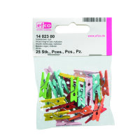 Holzklammern  bunt, 25 mm 25 Stk.