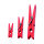 Holzklammern  rot, 30 / 45 / 72 mm 12 / 12 / 6 Stk.