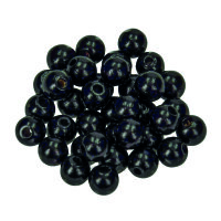 Holzperlen Bohr ø 23 mm schwarz 80 Stk.