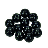 Holzperlen Bohr ø 30 mm schwarz 30 Stk.