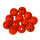 Holzperlen, 12 mm Bohr ø 3,0 mm, orange, 30 Stk.