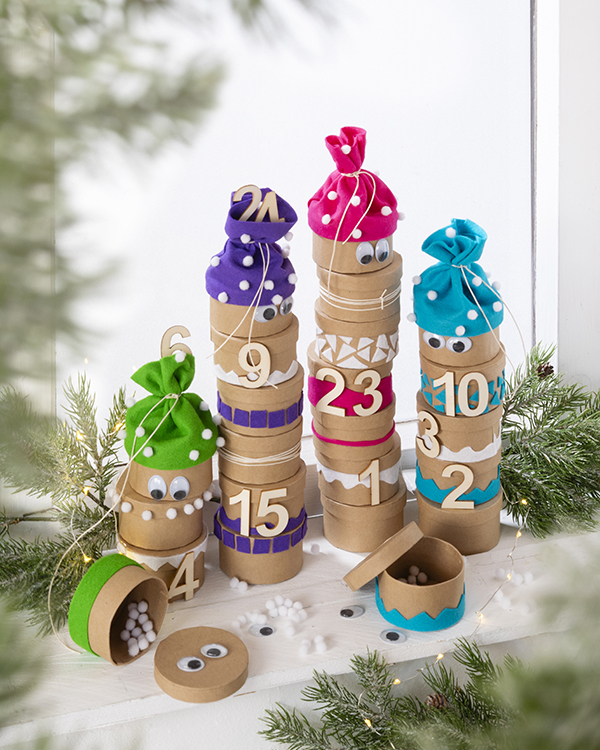 Fertig: Adventskalender „Männchen“
