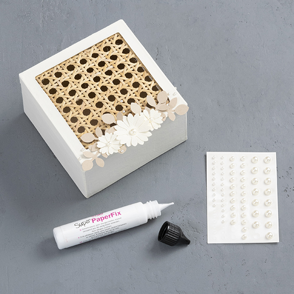 Schritt 3: Geschenkbox mit Wiener Geflecht