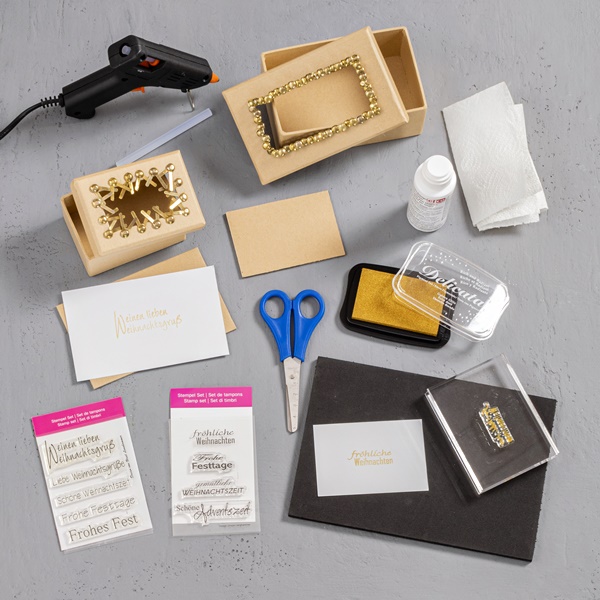 Schritt 3: Geschenkverpackung mit Musterbeutelklammern