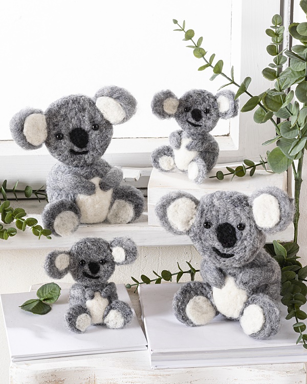 Fertig: Koala filzen